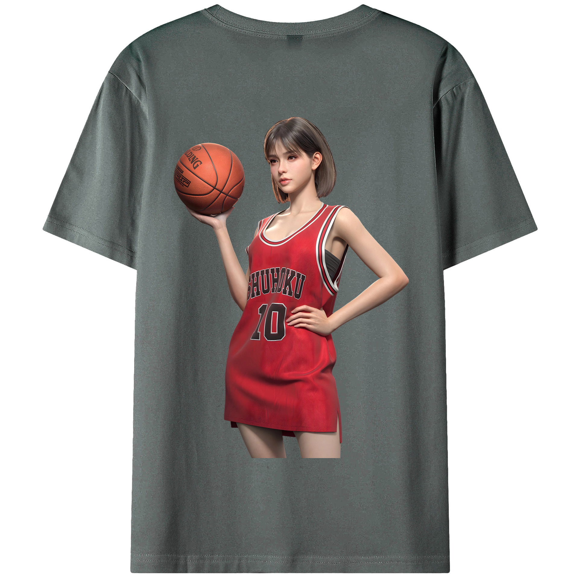 SLAM DUNK／スラムダンク 綿100％半袖Tシャツ（背面プリント）